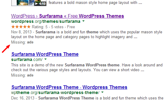 surfarama wordpress theme ads   Google Search